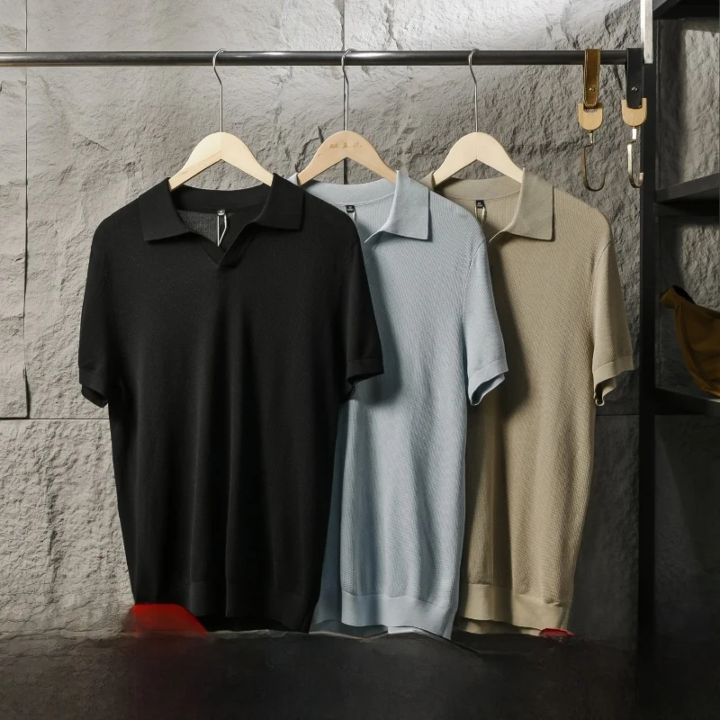 

Льняная шелковая рубашка для мужчин: городская, стильная, современная, повседневная, летняя, модная, свободного кроя, с круглым вырезом, для повседневной носки.