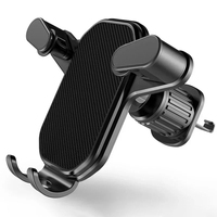 Gravity Car Hook Base Phone Holder for Car Air Vent Dashboard Mobile Phone Navigation Bracket Anti-drop Phone Car Stand Holder