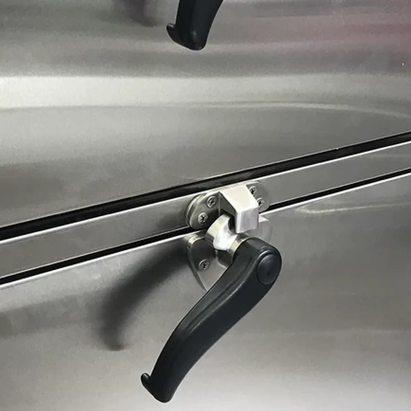 

Heavy-Duty Stainless Steel Rotary Seal Door Handle S-Shaped High And Low Protrusion Engineering Lock for Enhanced Security