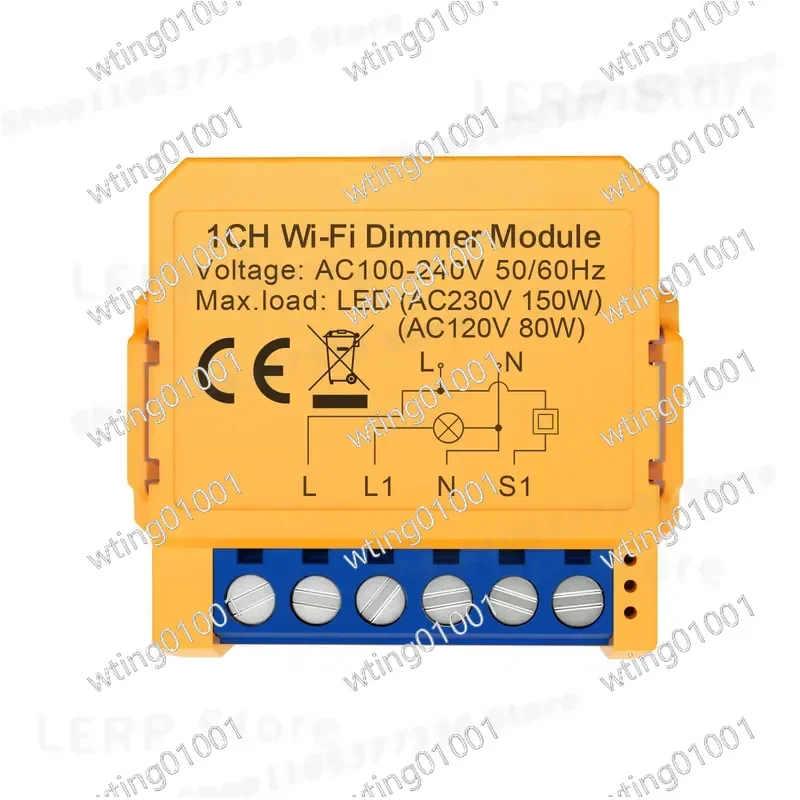 for ZigBee RF Mini Smart Dimmer Switch 1 or 2 Gang Compact Wireless Lighting Controller for Home Automation Energy Saving