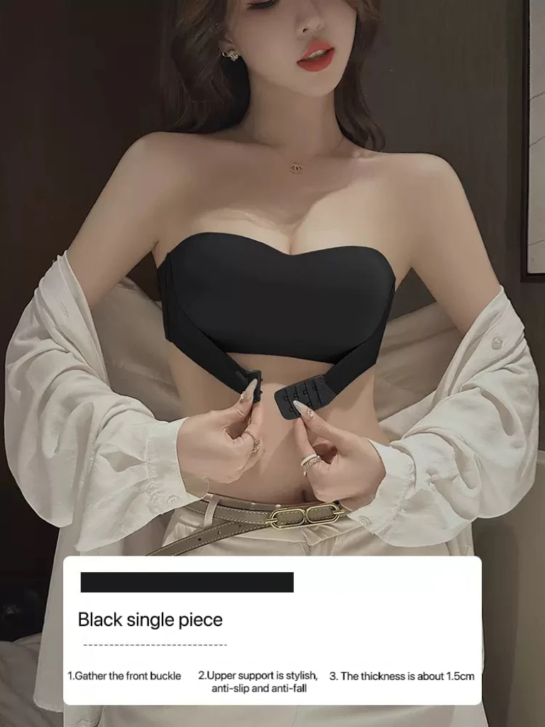 1 stücke Sommer Frauen Stretch Liebsten Bh Weibliche Modische Liebsten Bh Geeignet Für One-Schulter Tops Mädchen Nahtlose Unterwäsche