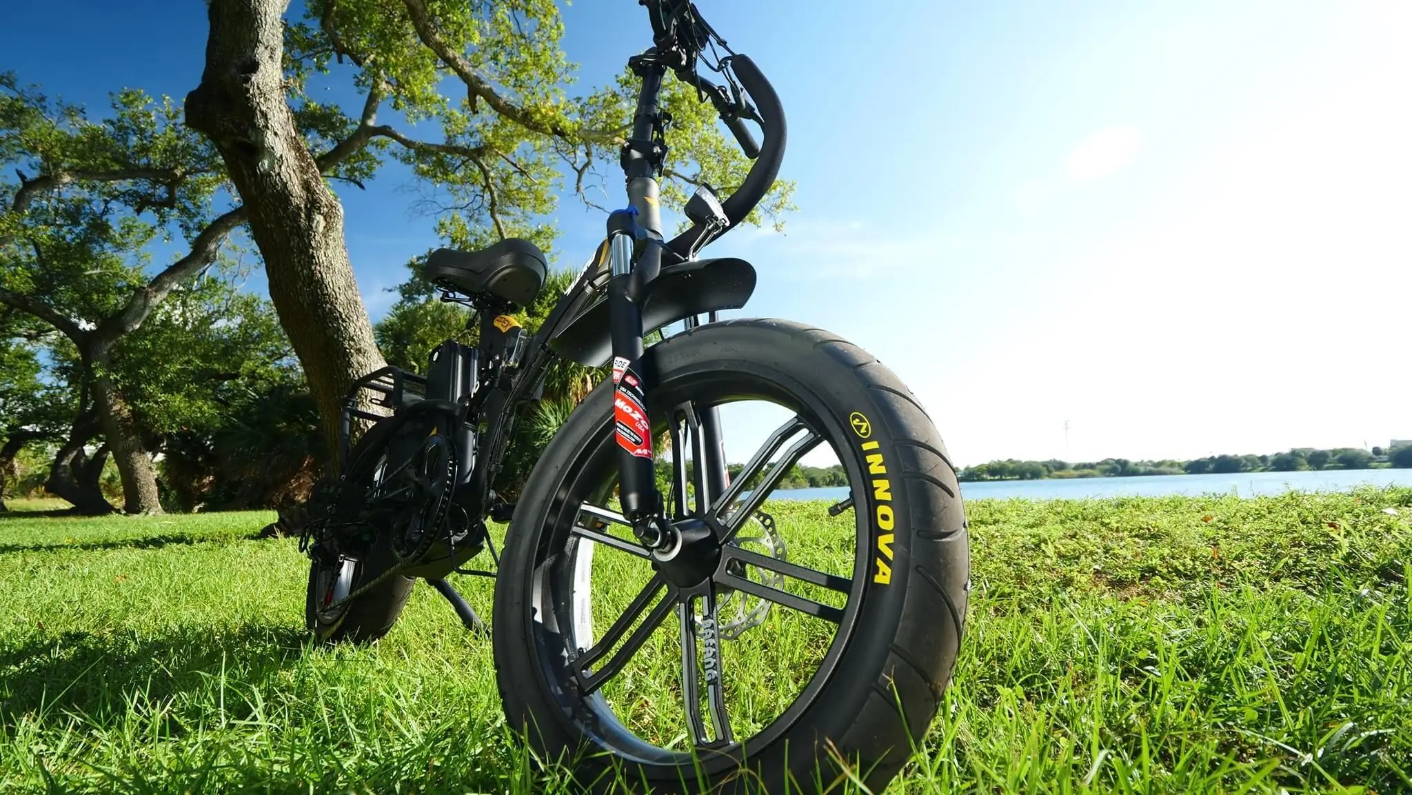 INNOVA Elektrofahrradreifen 20x4,0 1/4 DRAHT Reifen Original Schwarz Blau Grün Elektrofahrrad Reifen Mountainbike Zubehör Schlauch – Detail 5