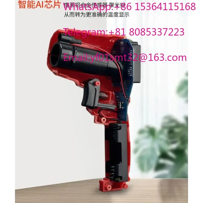 TS600 Industrial Infrared Thermometer Handheld Oil Water Temperature Measuring Gun Contactless Temperature Detector