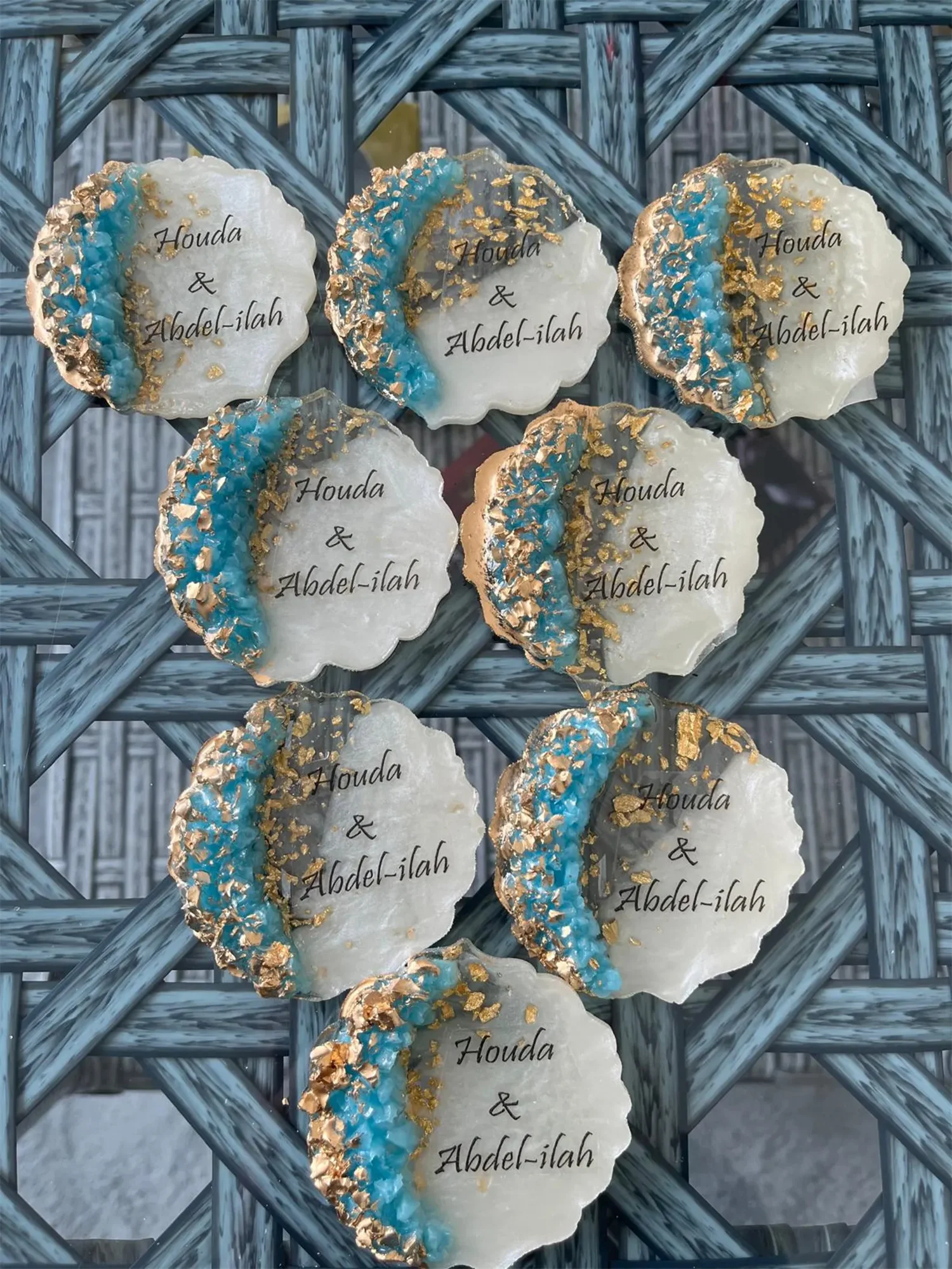 Baptism favors for boy, girl, Christening favors, First communion, Confirmation gift, Dedication, Holy Eucharist favors, Resin F view 2