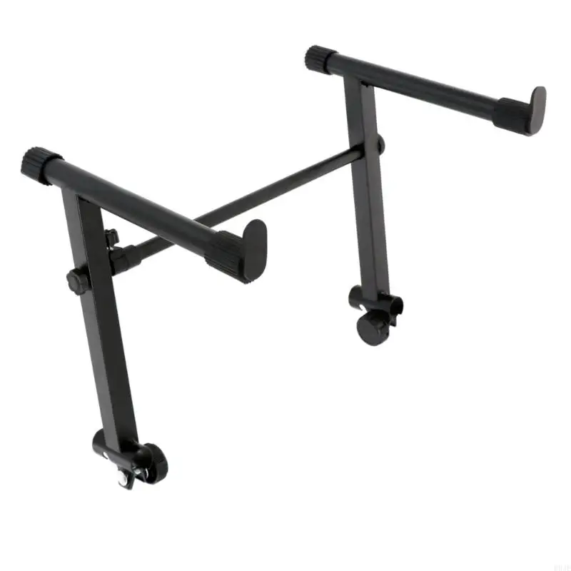 

R9JE Adjusted Electronic Piano Second Tiers Stand Piano Keyboard Stand Electric Piano Holder Adjustable Stable Keyboard Rack