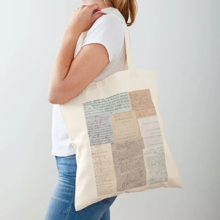

Alexander Hamilton Papers Collection Tote Bag Lady bag Women's tote bag reusable shopping bags cute pouch