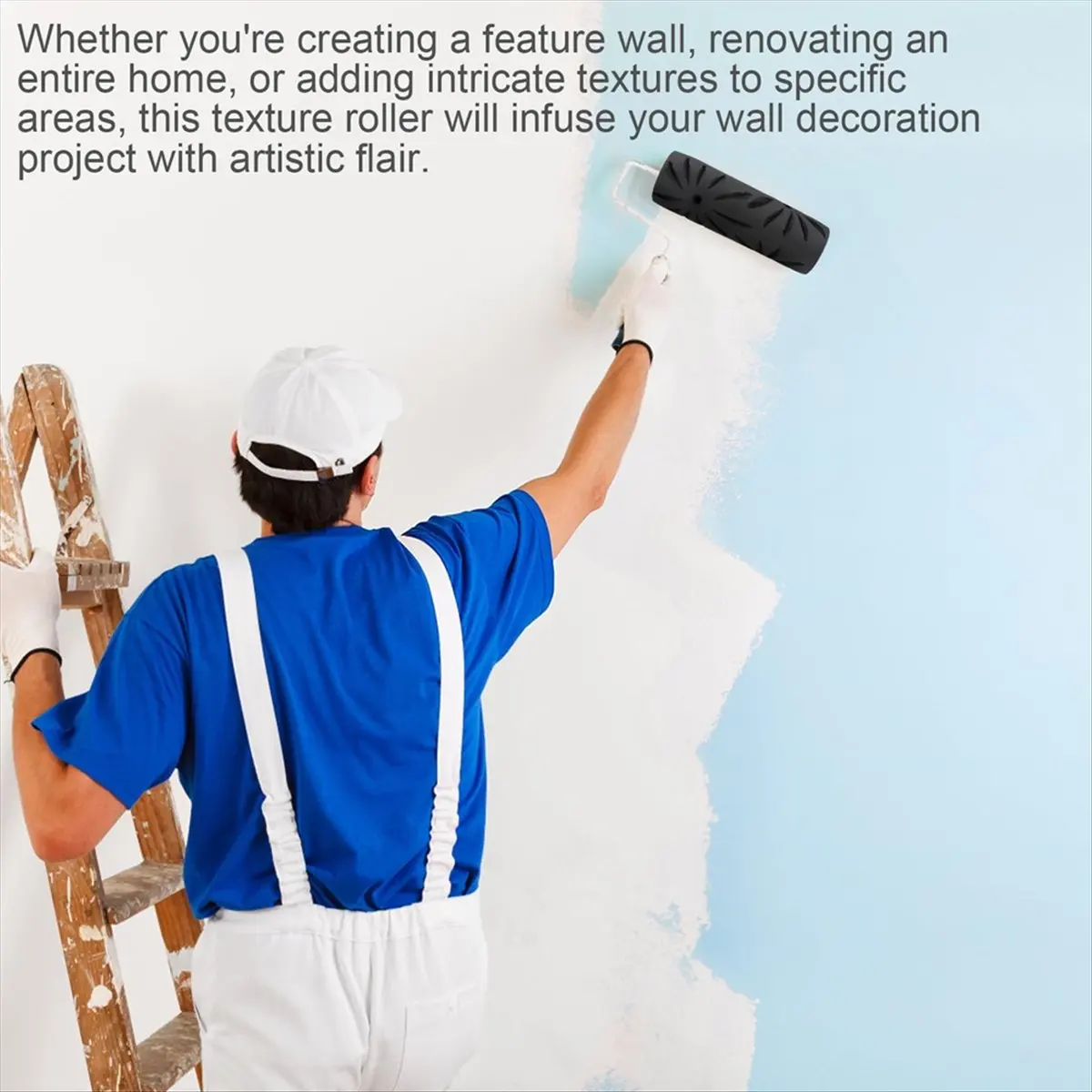 Reliable- Pattern Drywall Texture Roller, 9-Inch, Paint Roller for Walls and Ceilings