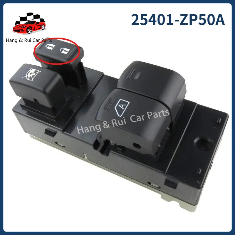 25401-ZP50A 25401-EA002 Front Left Driver Power Window Switch For Nissan Frontier 2 Door Altima Coupe  25401ZP50A  25401EA002