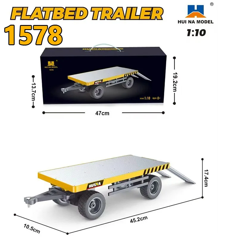 HUINA 1577 1/14 RC Forklift 14-Channel Alloy Electric Lift with Sound and Lighting Effects 2.4G Remote Control Model Toy Gift view 5