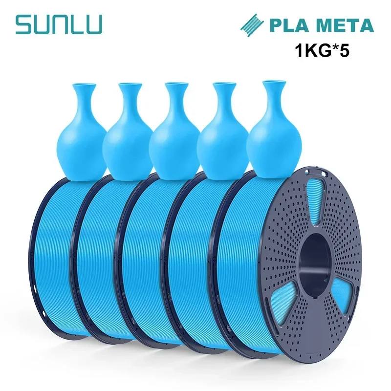 Top! 5KG PLA Meta/High Speed PLA Filamnet 1.75mm 1KG Neatly Wound Filament Spool 3D Printer Filament for 3D Printer
