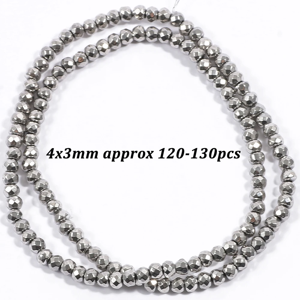 AAA+ Rhodium Hämatit Perle Natürliche Unregelmäßige Geometrische Säule Herz Stein Perlen Für Schmuck Machen Armbänder Halskette 15" zoll