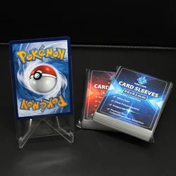 100 pz 66x91mm maniche per carte trasparenti gioco di carte collezionabili pellicola protettiva per carte di credito pellicola trasparente per Yu-Gi-Oh Magic Pokemon Card Sleeves