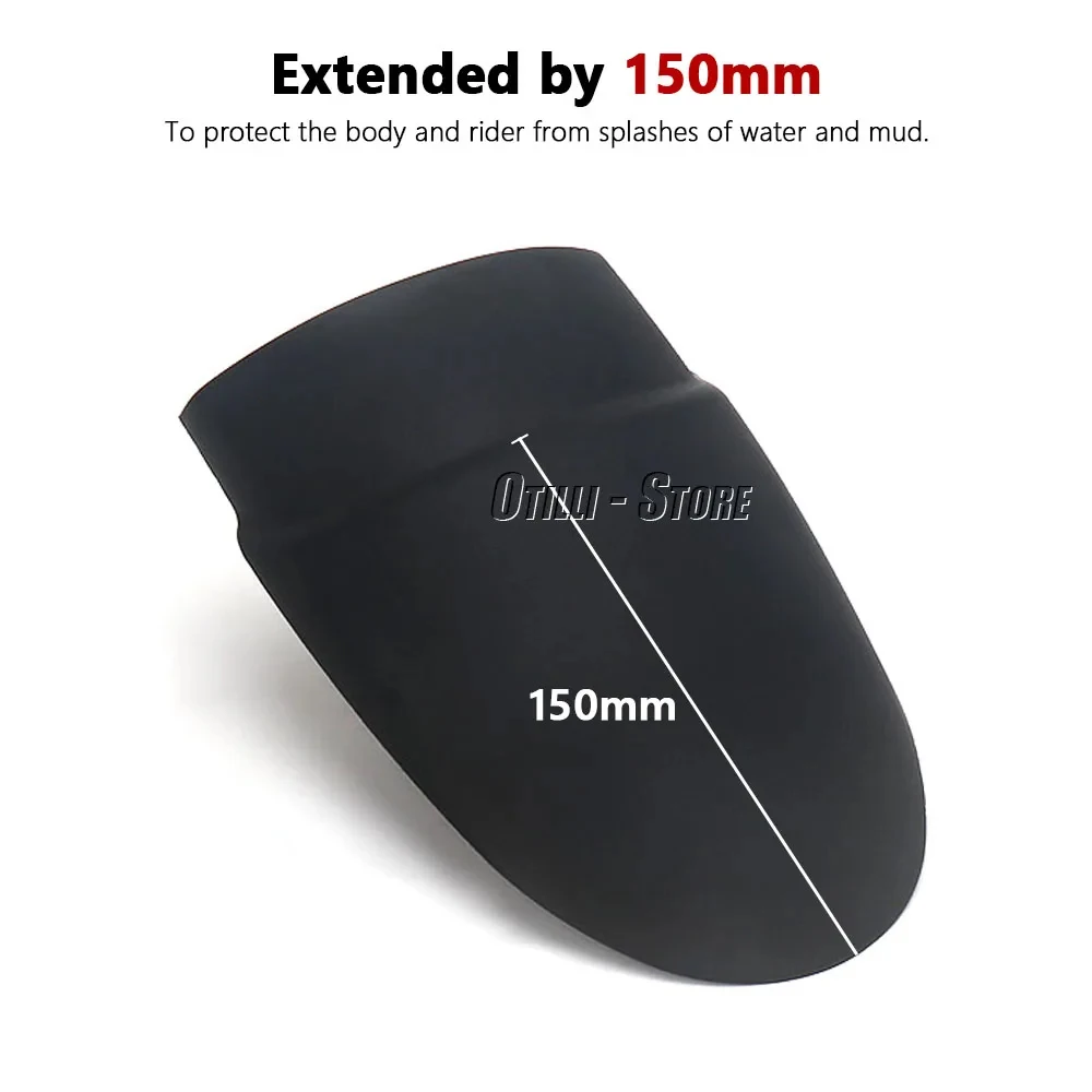 For Honda CL 500 Cl500 cl500 New Motorcycle Front Fender Extender ABS Mudguard Extension 150mm Splash Guard Black Wheel Hugger