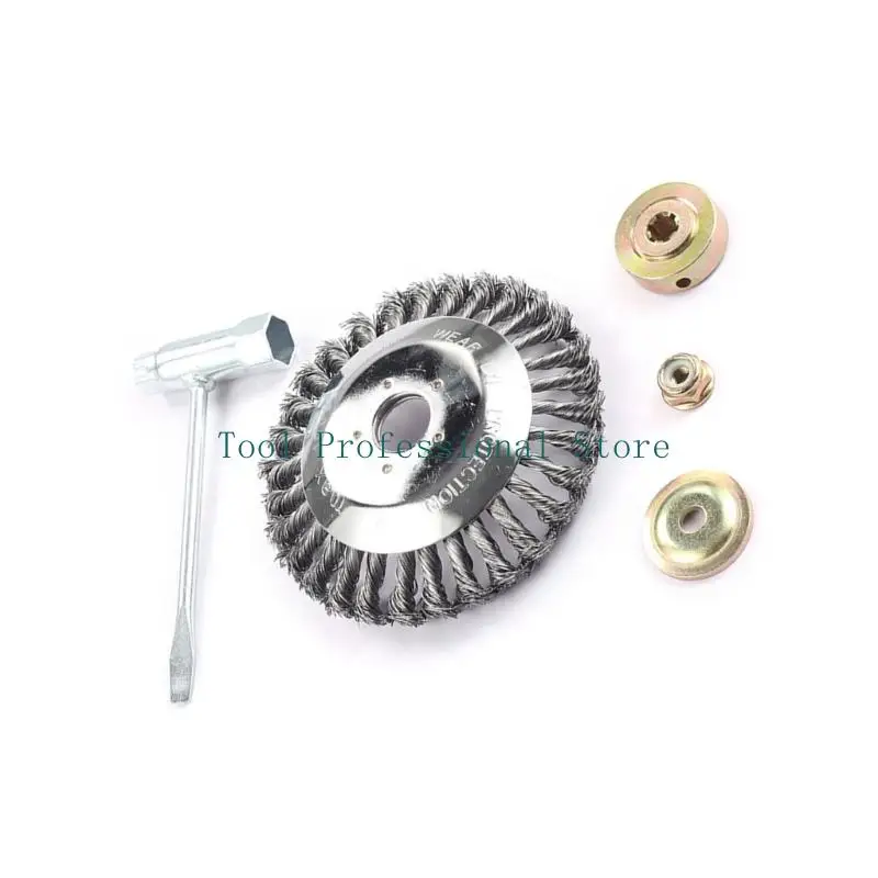 57QF 5Pieces Professional Mower Cutting Steel Wire Brush Cutter For Yard