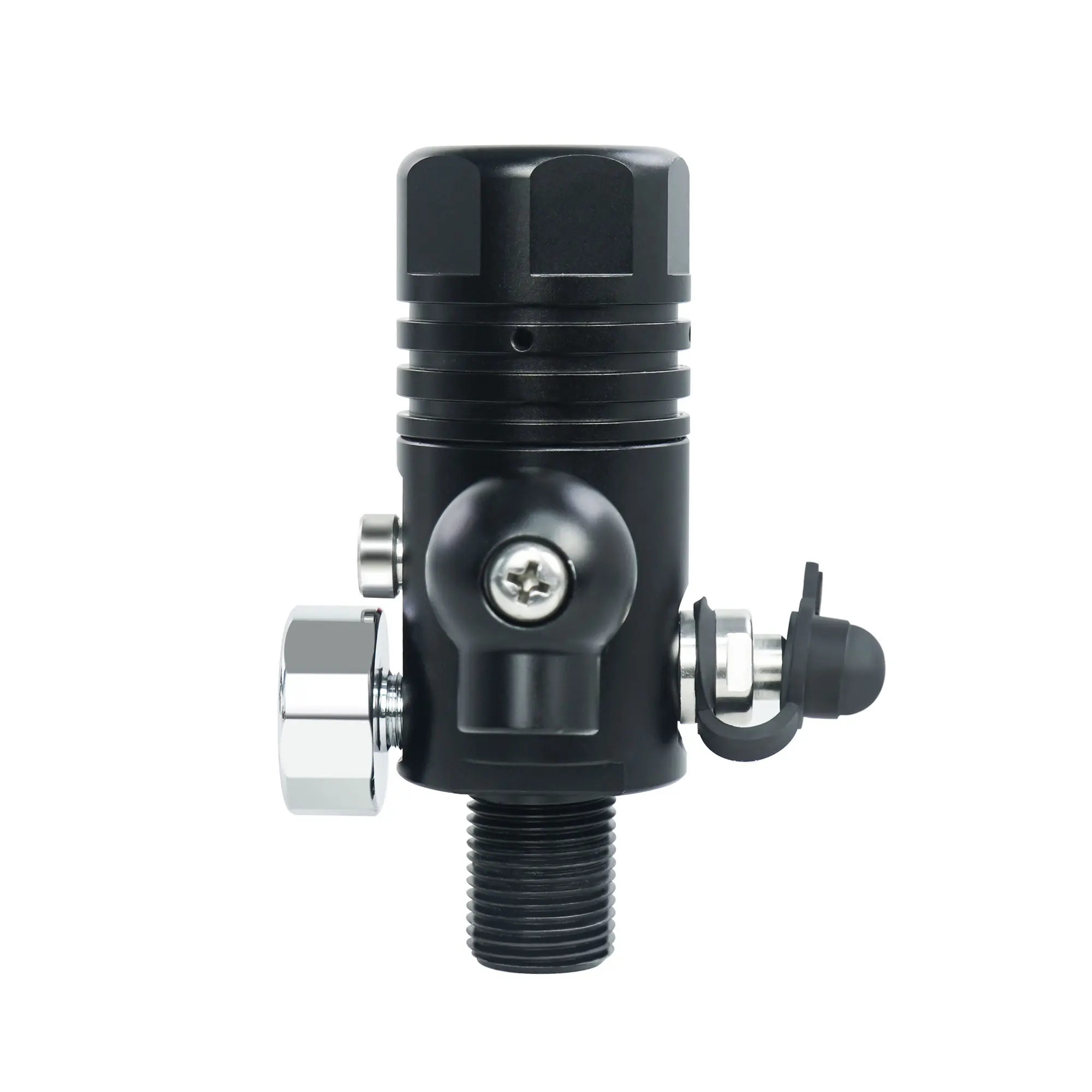 DEDEPU Scuba Diving 1PC Aluminum Alloy First-Stage Regulator, Plastic Second-Stage Regulator, Pressure Gauge for M18*1.5