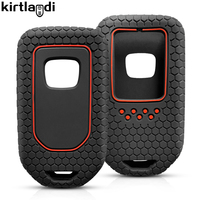 2/3/4/5 Buttons Silicone Remote Key Cover Case For Honda Fit City Accord EX EXL Civic CRV HRV XRV Pilot Ridgeline Jade Keychain