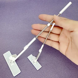 1:12 Dollhouse Miniature Mop Mini Cleaning Tool Furniture Accessories For Doll House Decor Kids Pretend Play ToyS