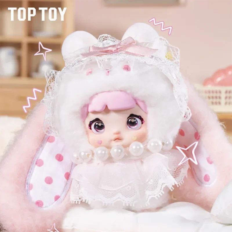 TOPTOY Nommi Baby Sweetheart Bunny Series Blind Box Toys Kawaii Anime Action Figure Surprise Mystery Dolls Girls Gift