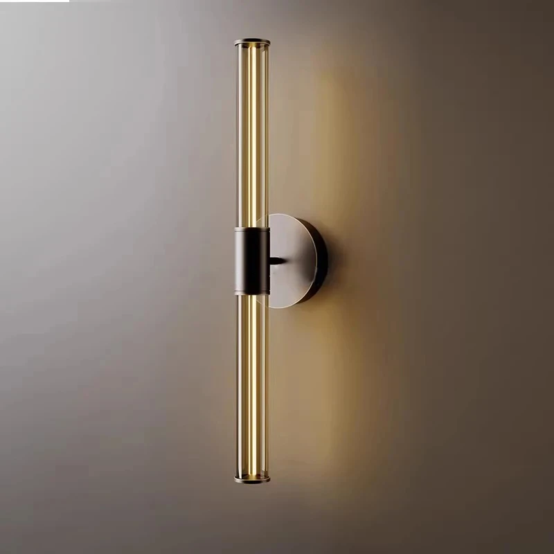 lampada de parede led minimalista criativo e retro tira longa espelho de luz maquiagem quarto sala de estar cama 01