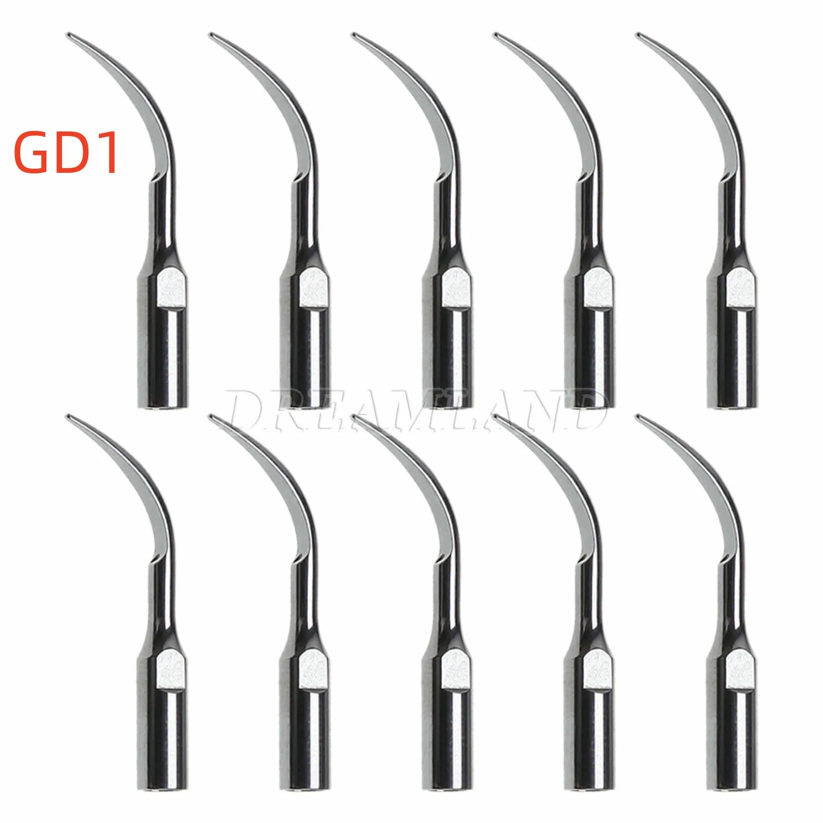 

10pcs Dental Ultrasonic Piezo Scaler Tips GD1 NEW Fit DTE/SATELEC Handpiece