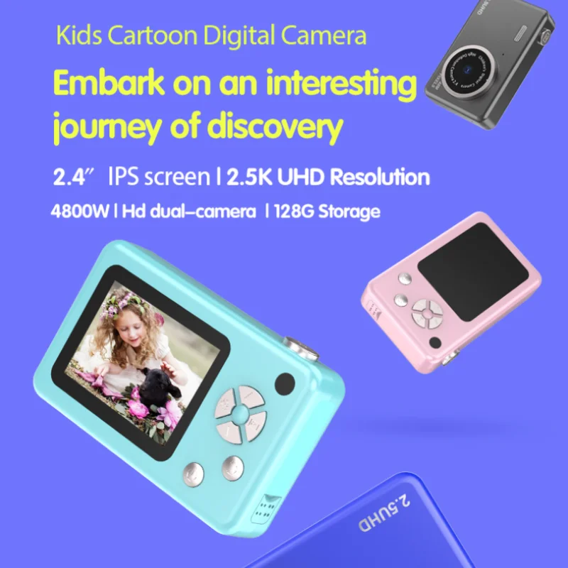2.4 Inch Display Vlogging Camera 8K Ordinary OTG HD digital Camera beginner Photography and Video Multifunction Camera Gift