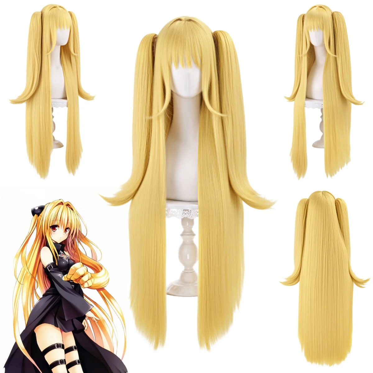 

To Love Darkness Eve Cosplay Wig Anime To Love Ru Darkness Eve Clothing Matching Wigs