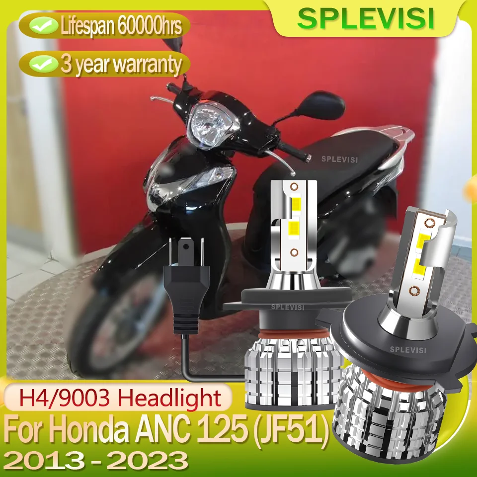 

3 year warranty Energy Saving IP67 LED H4 motorcycle Headlight For Honda ANC 125 (JF51) 2013 2014 2015 2016 2017 2018 2019-2023