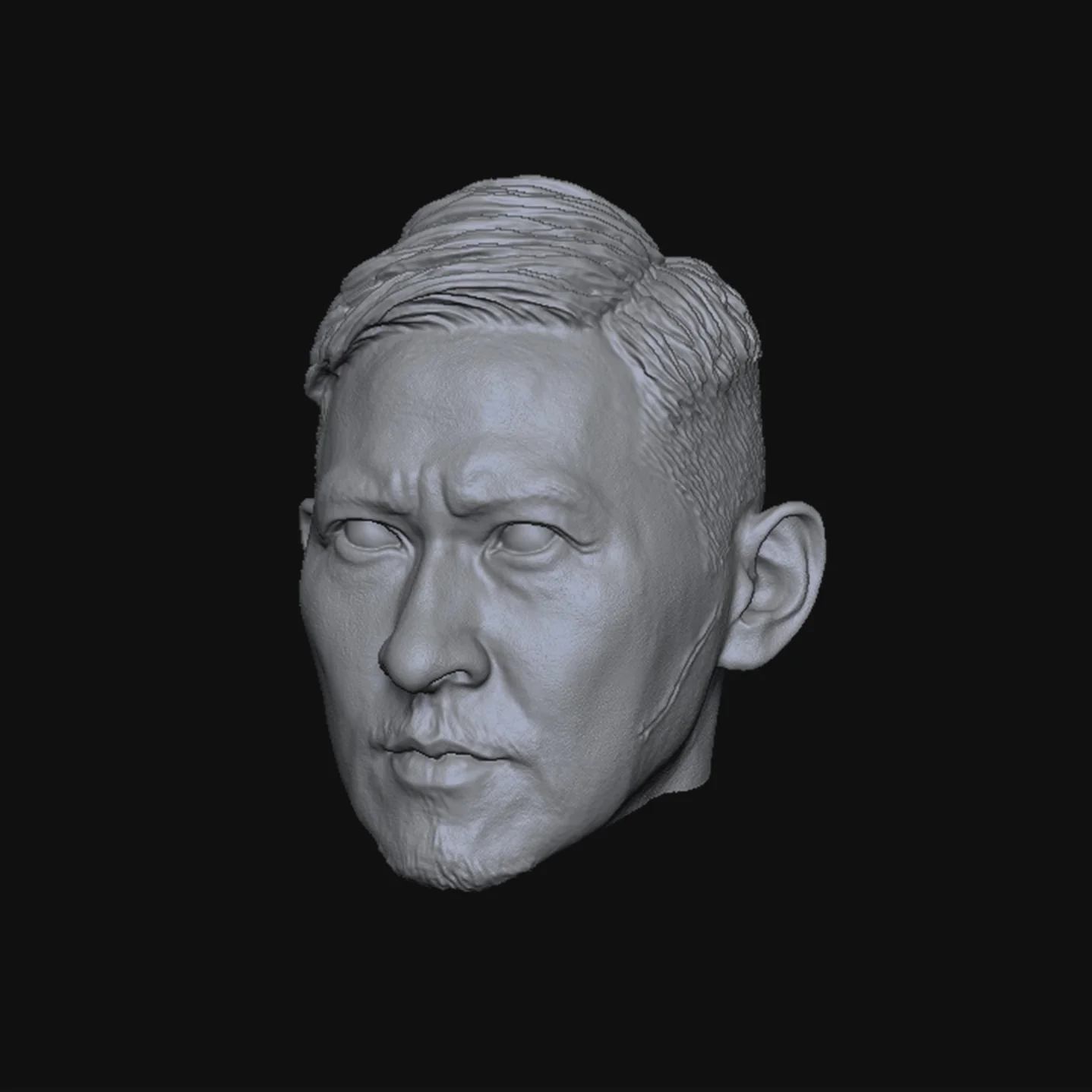 【Unpainted】In Stock HL559 1/12 Scale Male Soldier Movie Actor White Head Carving For 6'' Action Figure Model Fit MAFEX MEZCO