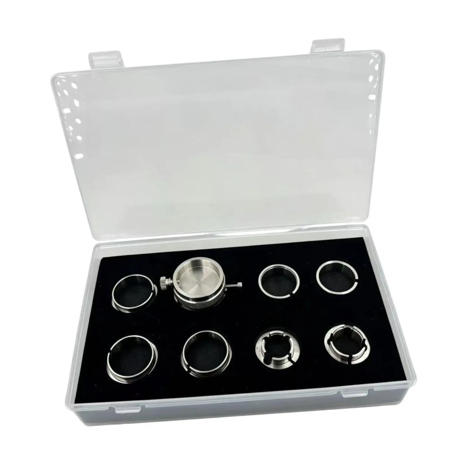 Rotating Watch Movement Holder Tool Kit Eight Types Professional Watchmaker Equipment for Wrist Watch Repairs