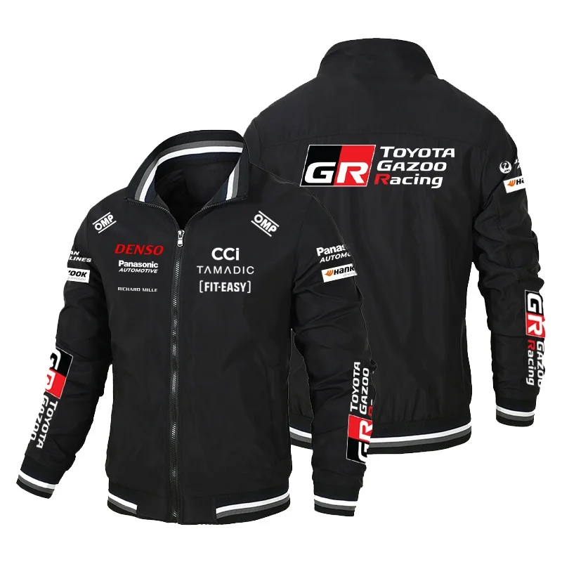2025 Toyota GAZOO RACING World Rally Team Champion Jacket Men's Oversized Official Uniform Extreme Racing Sports Tops Motorcycle