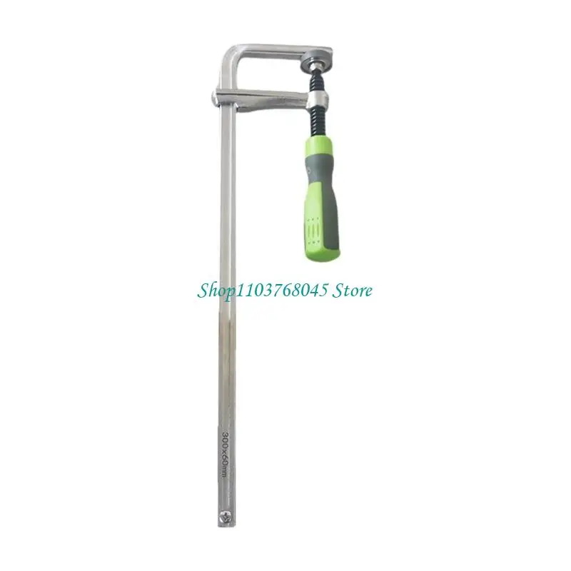 R53F Adjustable Guide Clamps with Plastic Handle Screw Action Arm Clamp for Woodworking Table Track Sawing Rails