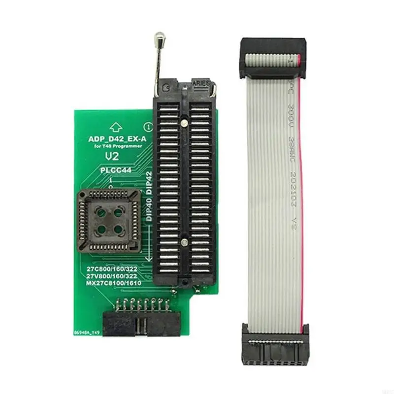 ADP_D42_EX-A Adapter For T48 Programmer Compatible for DIP42 PLCC44 27C800/160 W8EC