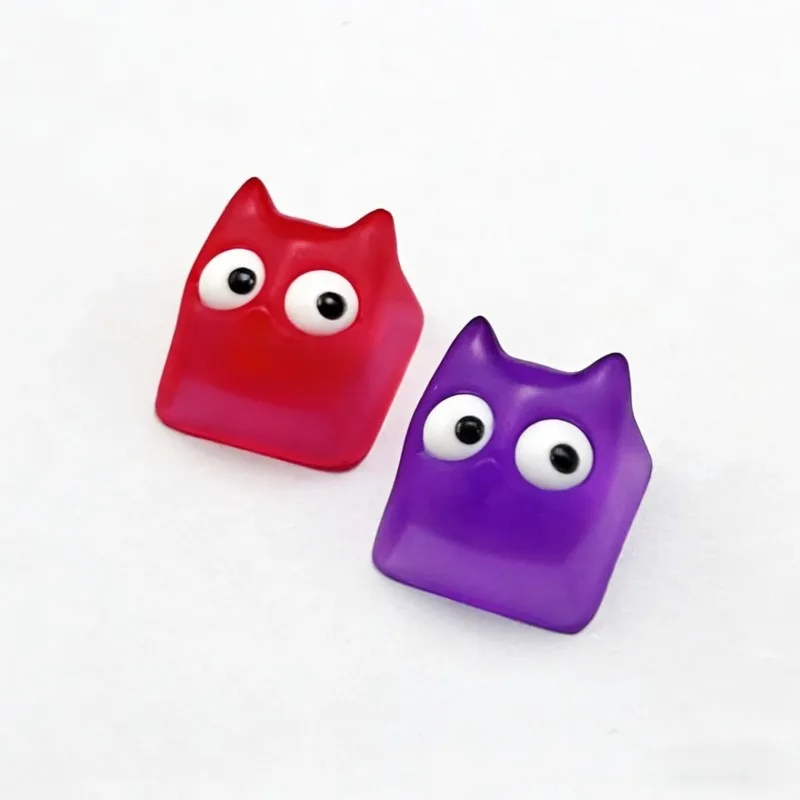 Kawaii Cartoon Cat Keycaps DIY Mechanical Keyboard Key Cap MX Switches Game Keycap Decoration Accessories Birthday Gifts