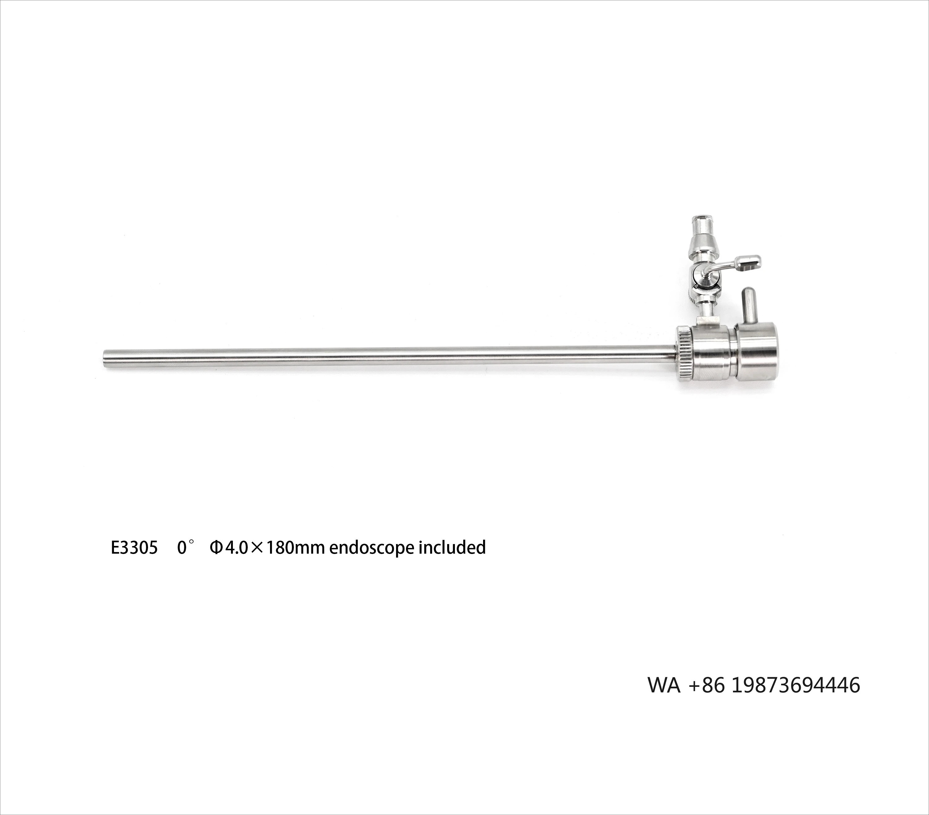 Portable ENT Irrigation Device and Otoscope Set with Sheath, 2.7mm/3mm/4mm, for Clinic Use, Compatible