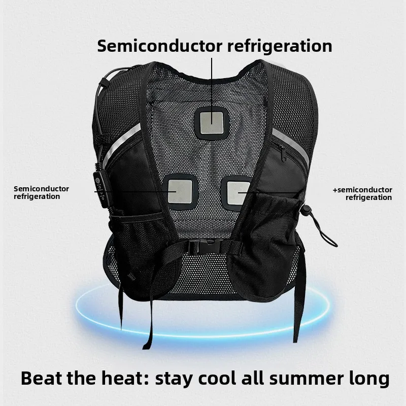 Cooling Vest Semiconductor Cooling Air Conditioner Clothing Summer Outdoor Workwear Air Conditioning Clothing Labor Protection