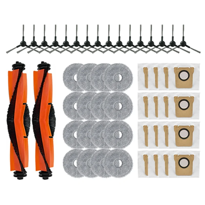 ABKR-для Xiaomi Mijia Omni M30 D102, робот-пылесос, основная боковая щетка, тканевый мешок для пыли, аксессуары, запасные части