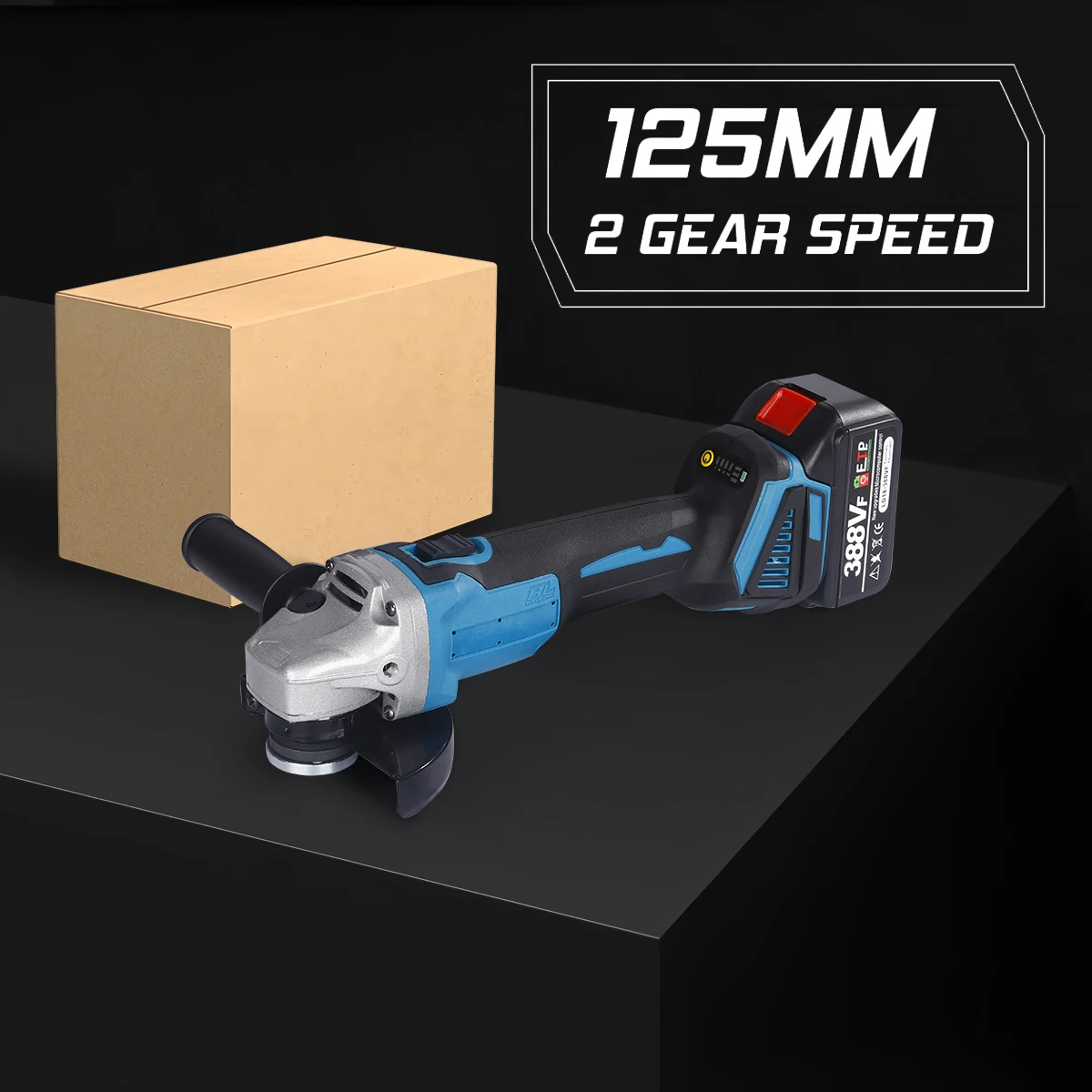 Para makita 18v bateria 125mm sem escova sem fio ângulo moedor de impacto variável 2 velocidade máquina moedor corte ferramentas elétricas