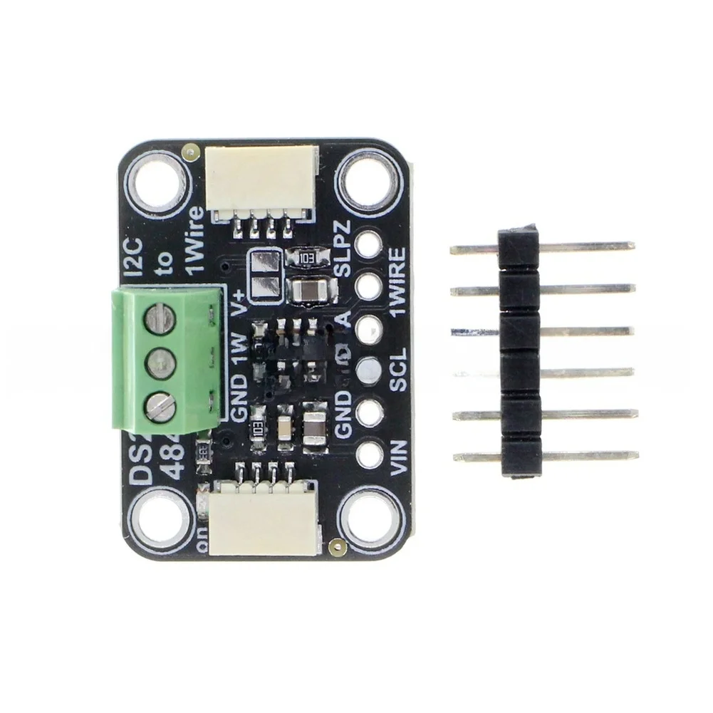 DS2484 I2C To 1-Wire Bus Adapter For Breakout Board With For STEMMA QT And For JST SH Connector For Temperature Sensor Network I