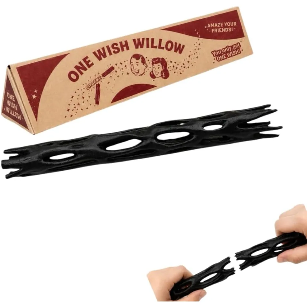 3D Printed Black Willow Stick Ornament Prop Obsession Willow Wishing Willow Magic Stick Decoration with Breakable Prop Good Luck