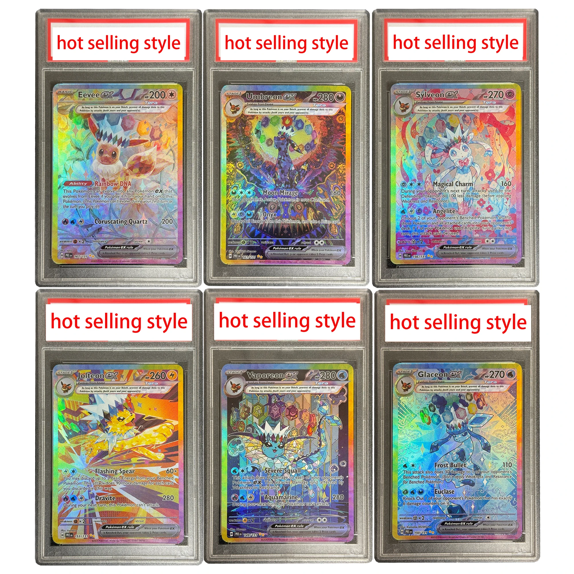 

Diy Ptcg Eeveelution Umbreon Sv8A Рейтинг Коллекционная карта Копия карты Классическая ограниченная серия Ptcg Аниме Карты Подарочные игрушки