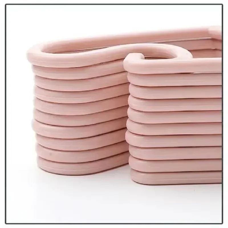 5/10 PCS Portable Clothes Hanger Kids Children Toddler Baby Coat Storage Plastic Hangers Hook Household Clothing Organizer