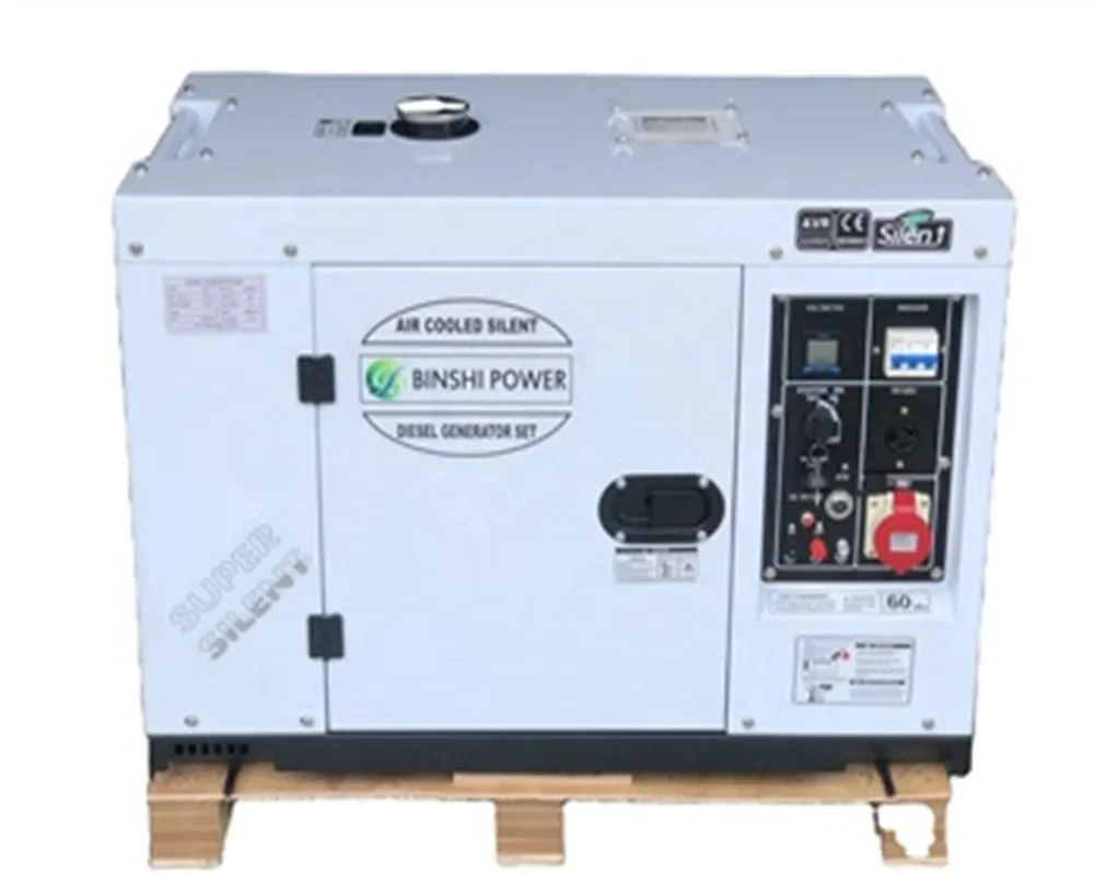 

220v 230v 380 v single phase/three phase portable silent type 10kw 10kva diesel generator