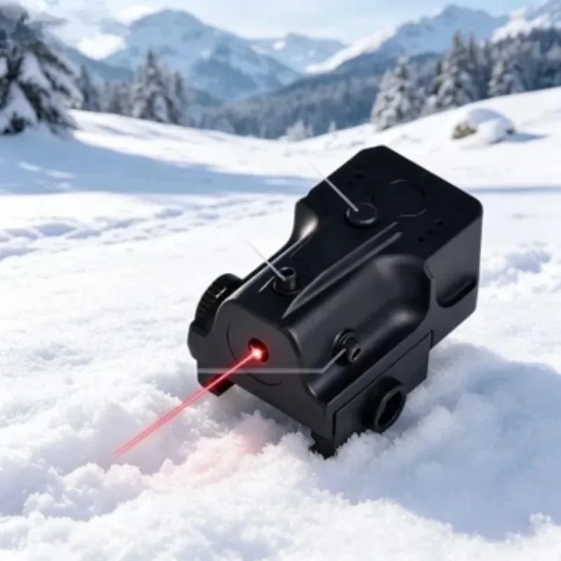 Alloy Mini Red‑Light Positioning Module, Fine‑Tune Indicator Accessory Compatible with Standard 20mm Rail Hobby Model Parts