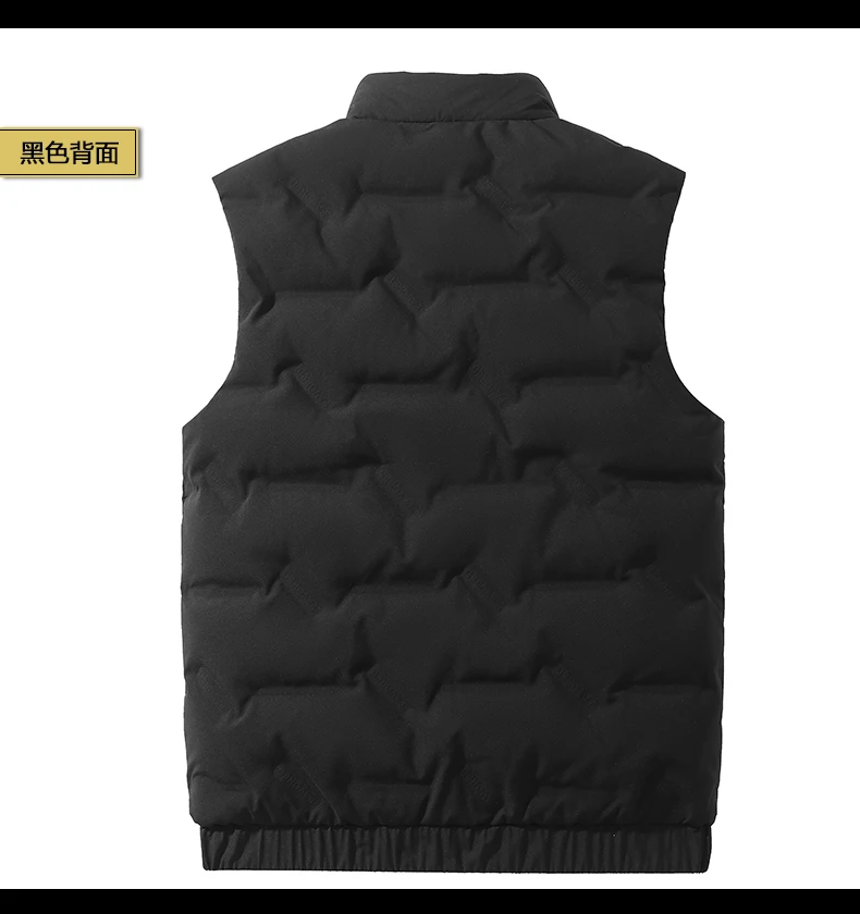 Men's and Women's Autumn and Winter Thermal Vest Sleeveless Short Vest Light and Thin Coat