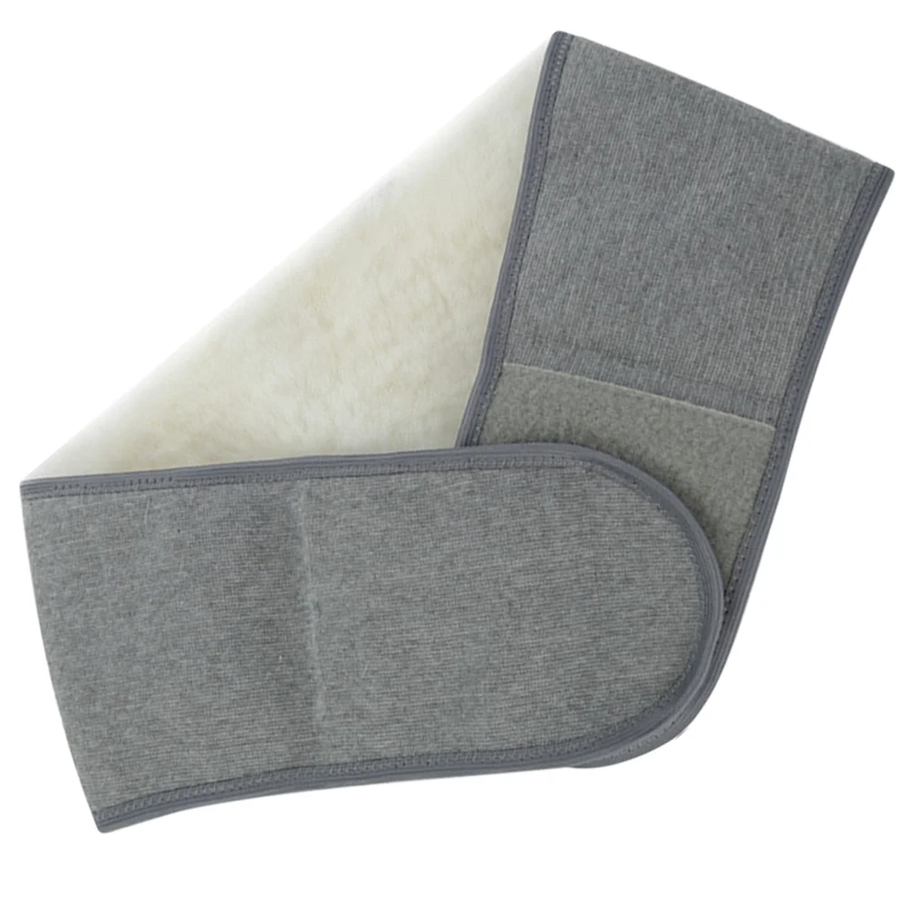 

1pc Wool Lumbar Support Belt Warm Waist Protector For Back Pain Relief Winter Sports Use Reusable Kidney Warmer Adjustable