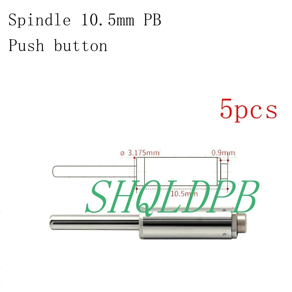5pcs Good Quality Turbine Mini Shaft Spindle Size 10.5mm A with push button Quality A
