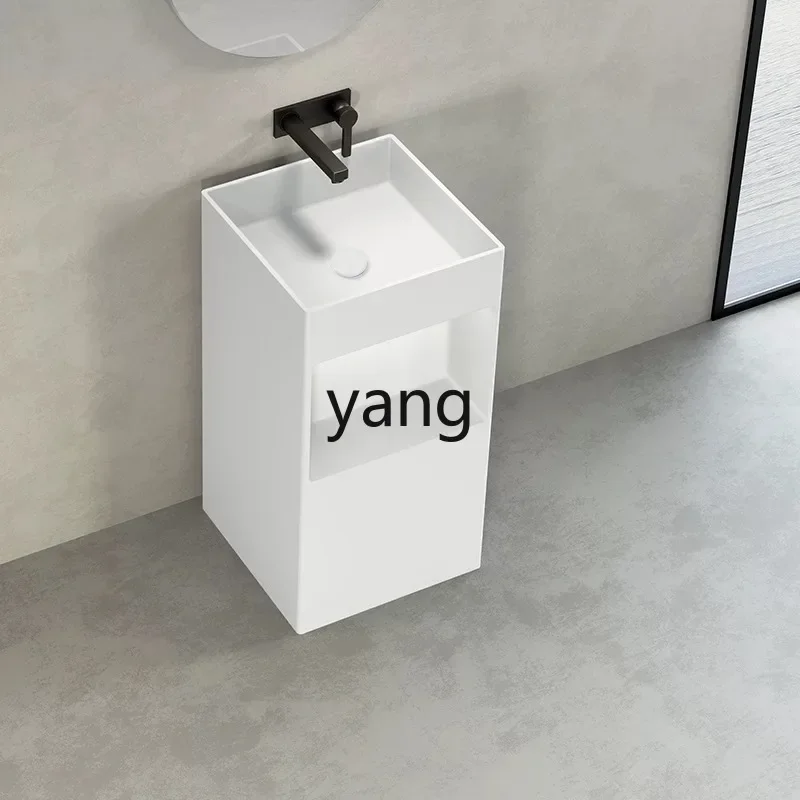LTT, household floor-to-ceiling integrated bathroom washbasin column basin square storage washbasin