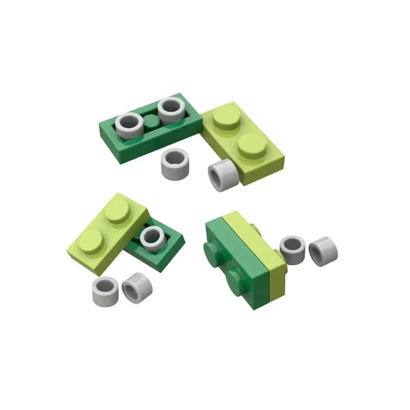 DIY Building Block Special Stud Inverters Brick For Cheating Piece With Small Dots Back to Back Creative Cylinder Connector Toys