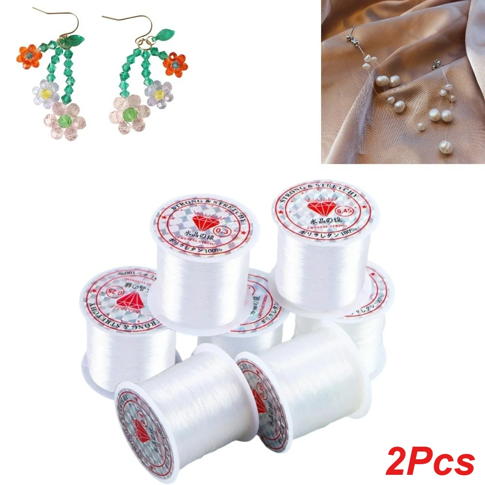 NEW Clear Invisible Nylon Monofilament Fishing Line Strong & Durable For DIY Crafts Jewelry Making Balloon Garlands & Decoration