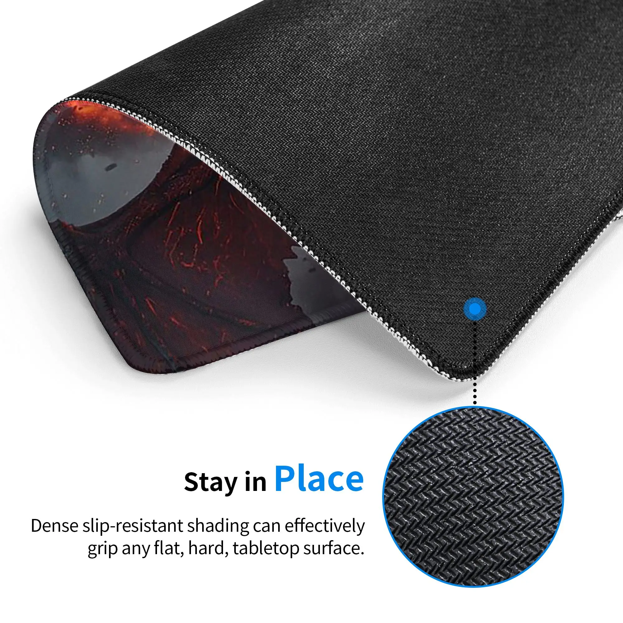 Demonic Giant Flying Dragon Mouse Pad Computer Keyboard Mouse Mat Gaming PC Laptop Desk Mat Office Accessories Table Mats